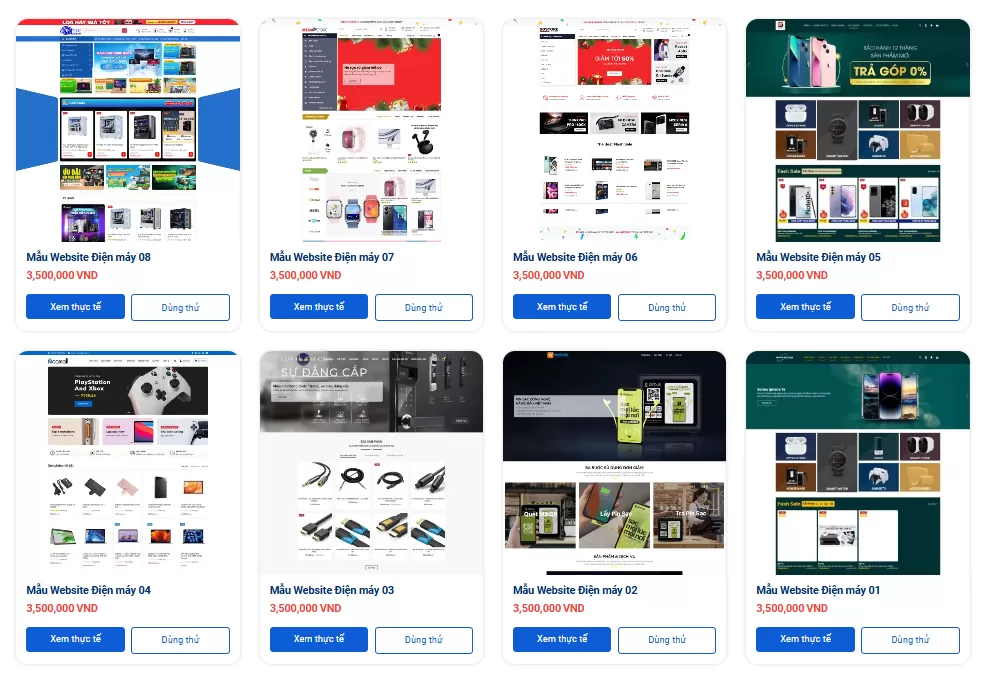 mua website có sẵn